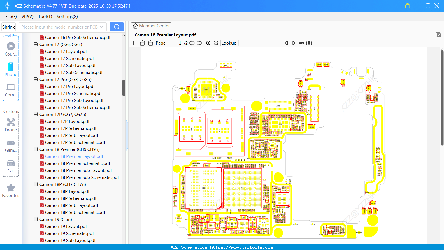 Tecno Camon 18 Premier Layout